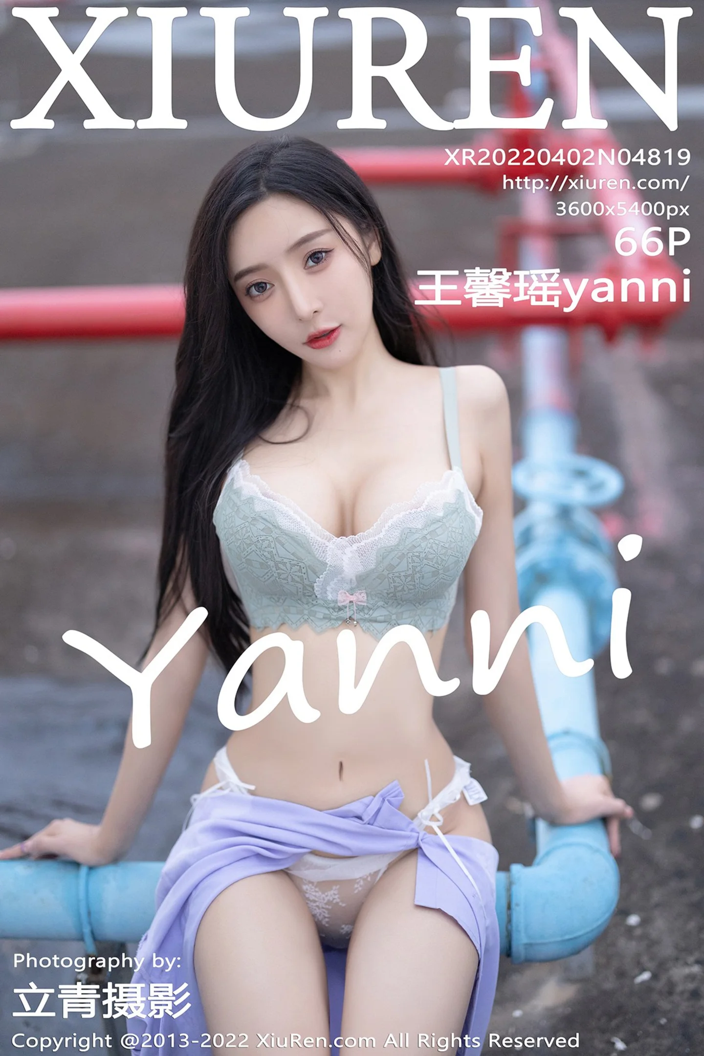 [XiuRen秀人网]VOL.4819 女神王馨瑶yanni户外半脱性感JK制服露蕾丝内衣完美诱惑写真66P-秀人网官方网站